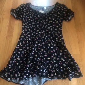 Black floral dress from H&M